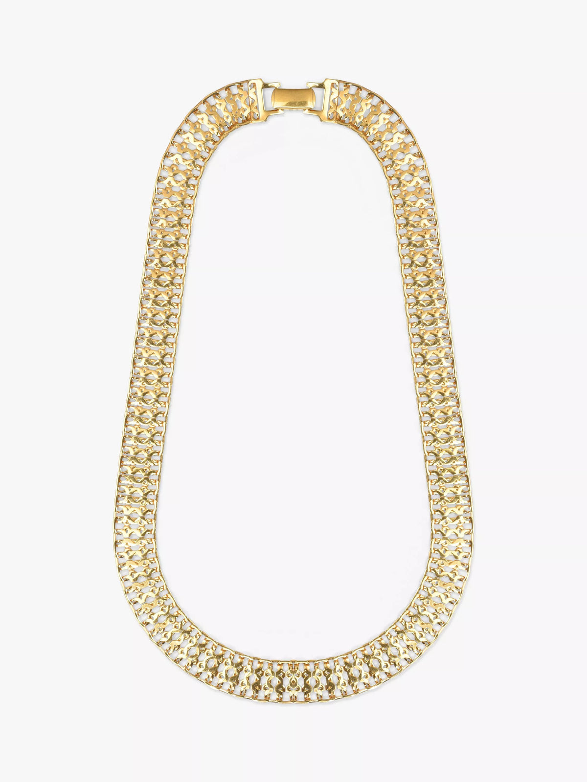 Eclectica pre-loved Monet chain necklace 22ct gold plated 43cm - British product
