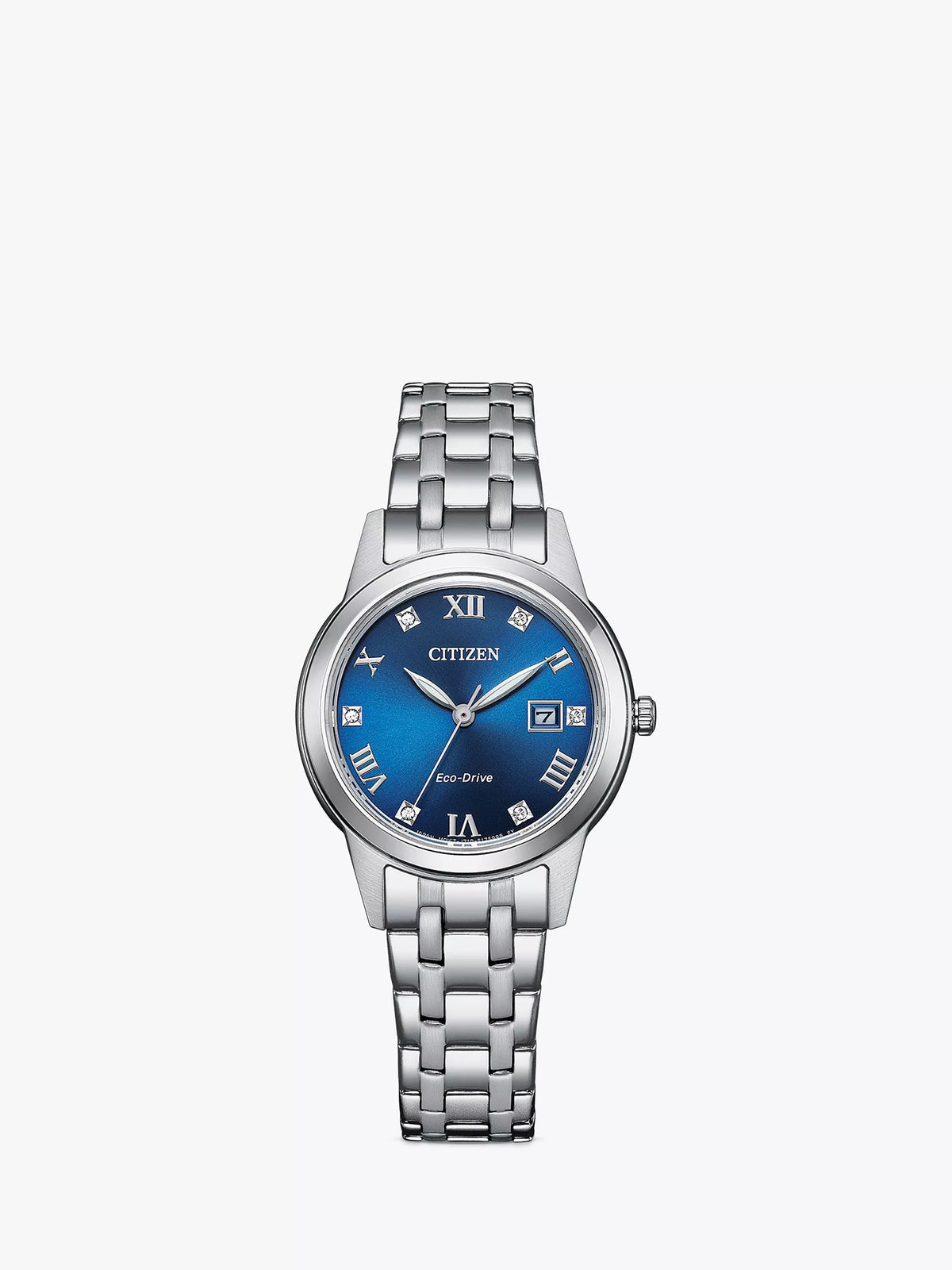 Citizen women's watch Silhouette Crystal Eco-Drive 28mm, imported from the UK