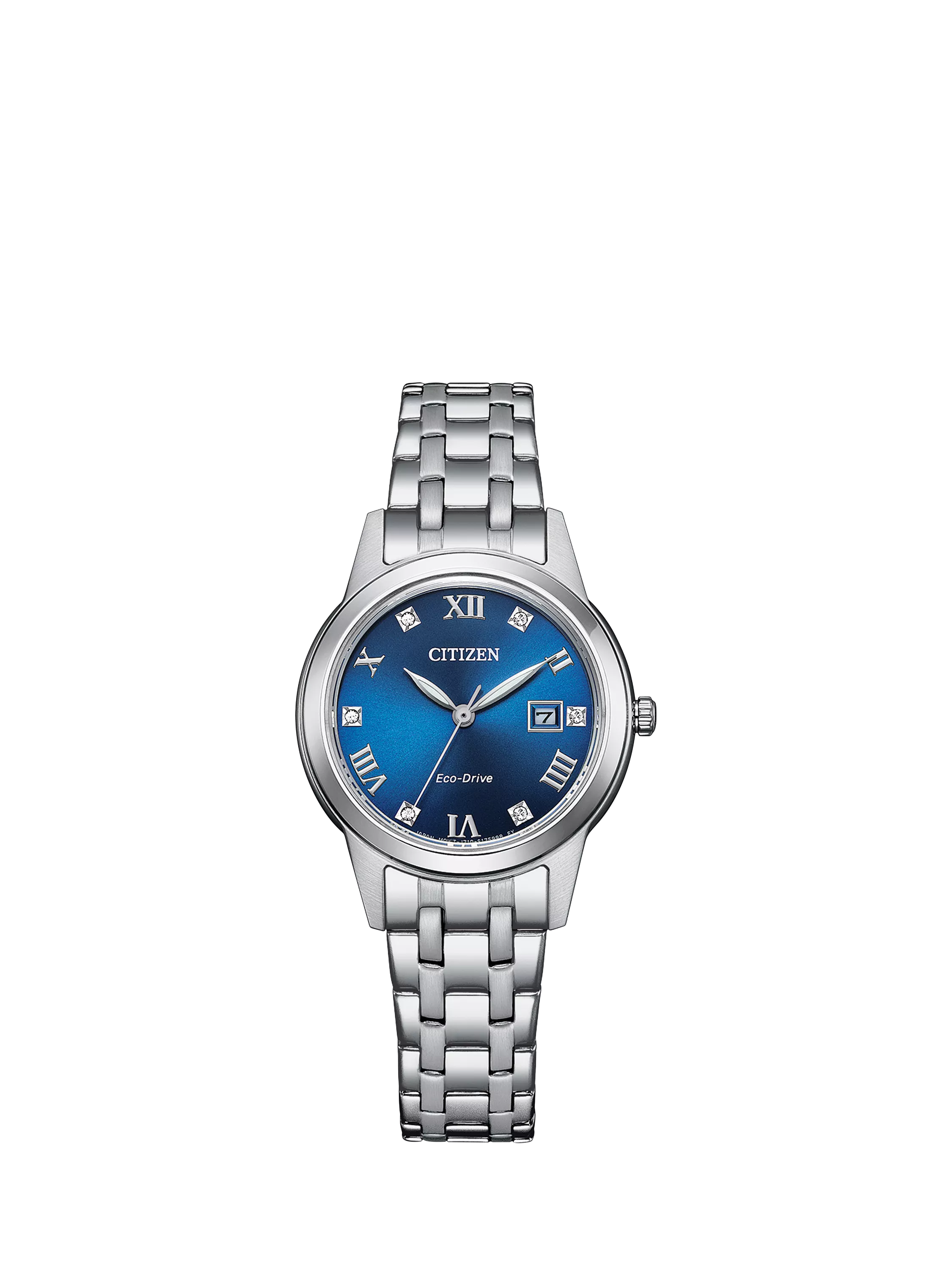 Citizen women's watch Silhouette Crystal Eco-Drive 28mm, imported from the UK