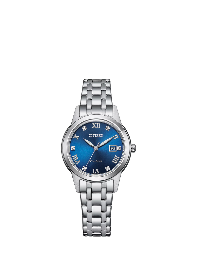 Citizen women's watch Silhouette Crystal Eco-Drive 28mm, imported from the UK