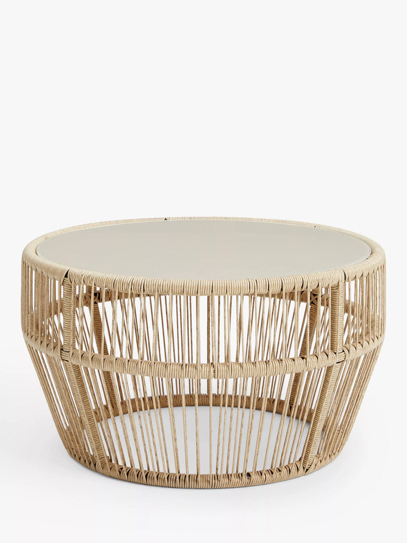 John Lewis Salsa Round Garden Coffee Table 70cm