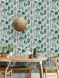 Mini Moderns Catskills forest print wallpaper L10m x W52cm, imported from the UK