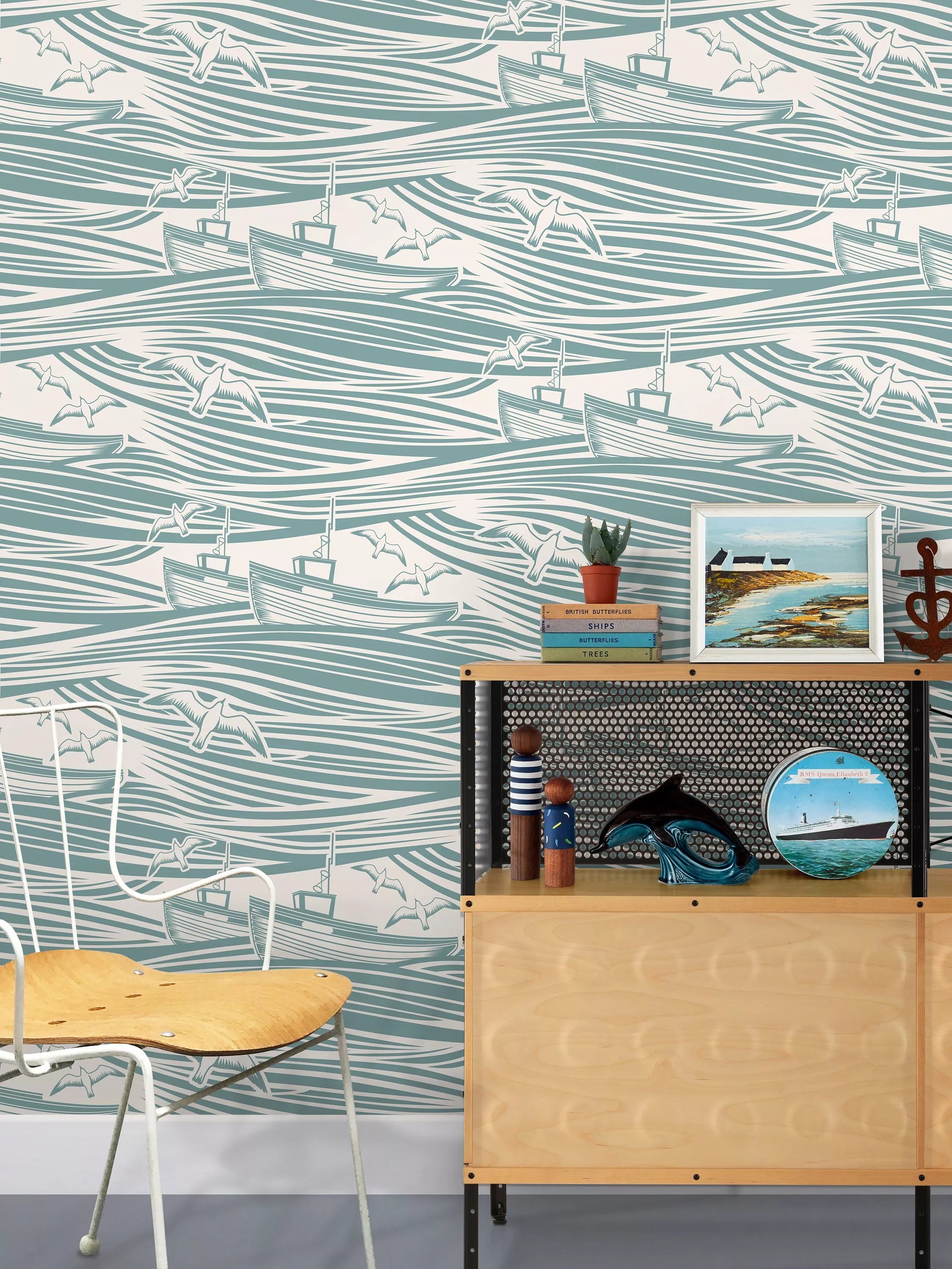 Mini Moderns Whitby Wallpaper, imported from the UK