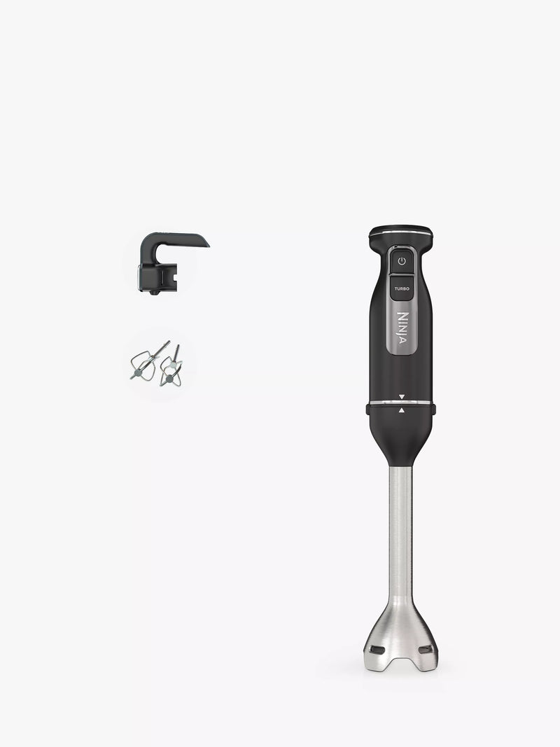 Ninja 2-in-1 immersion blender mixer silver black, imported from UK