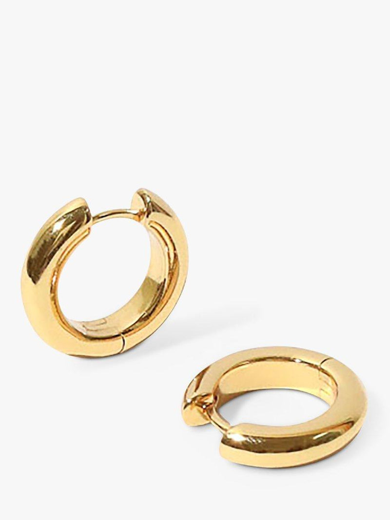 Astrid & Miyu medium gold hoop earrings - British product