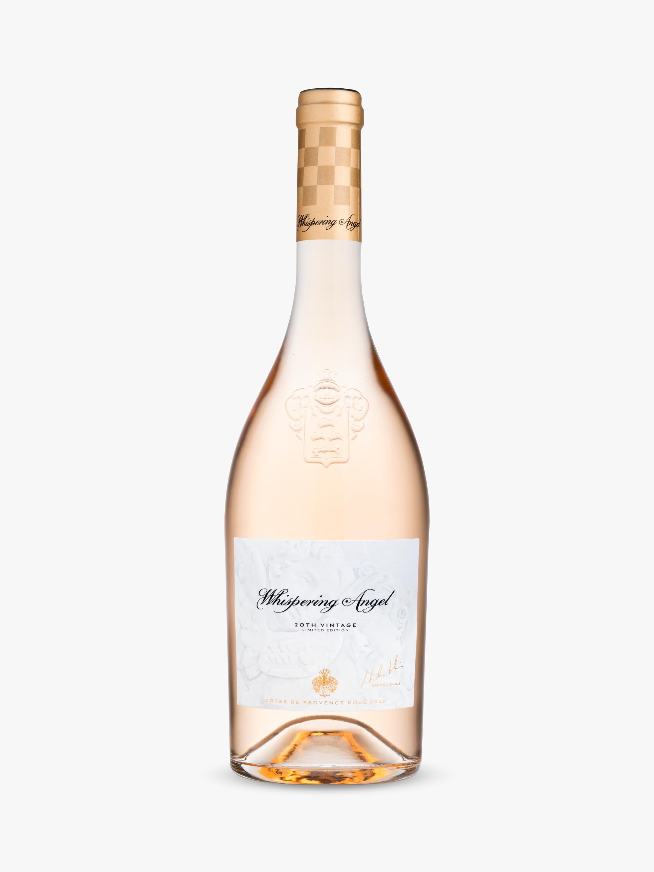Chateau d'Esclans Whispering Angel rosé wine 75cl - British product