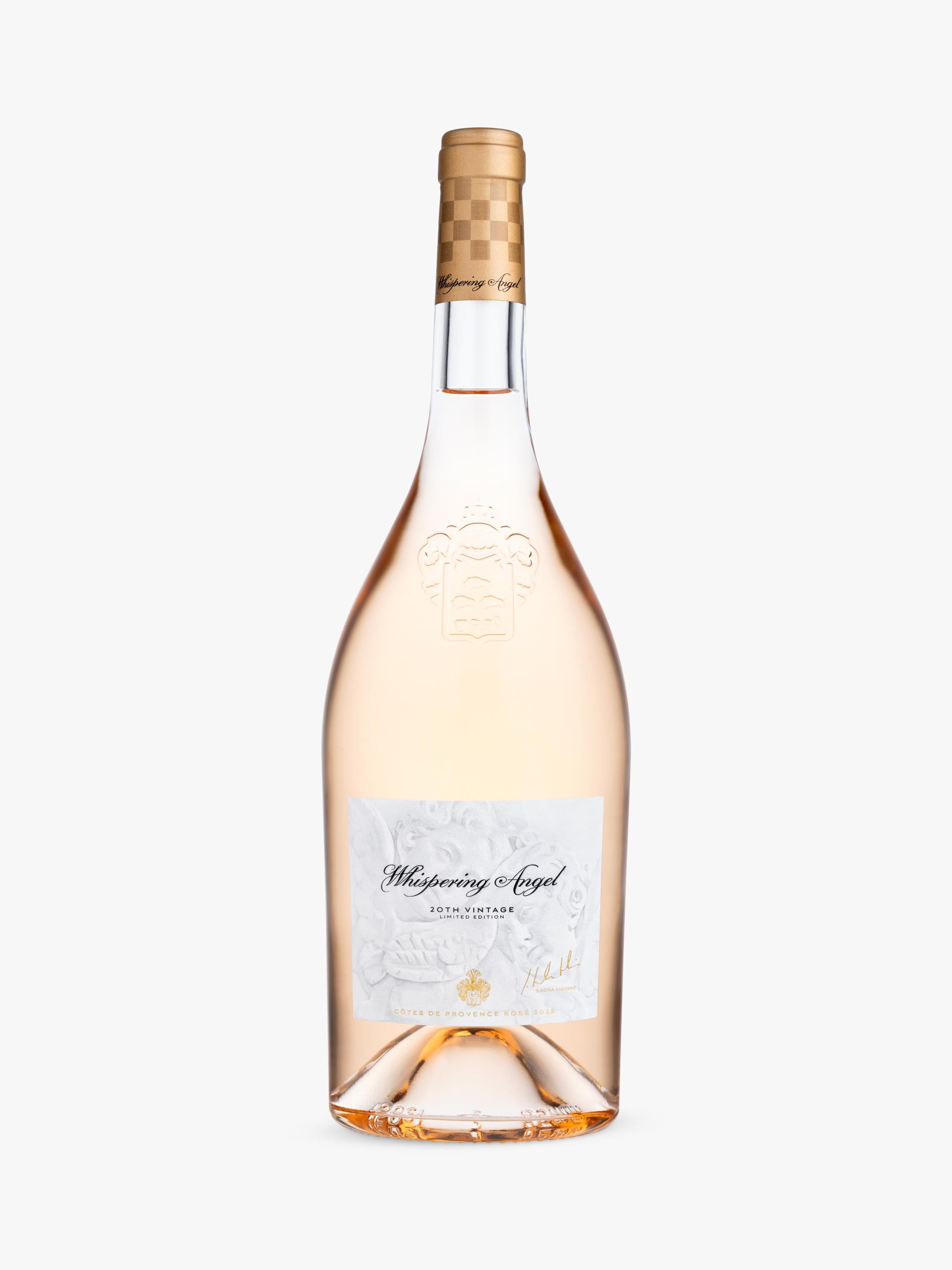 Chateau d'Esclans Whispering Angel pale Provence rosé wine 150cl - British product