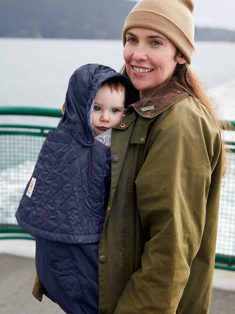 Ergobaby baby carrier all weather cover in charcoal black - British product