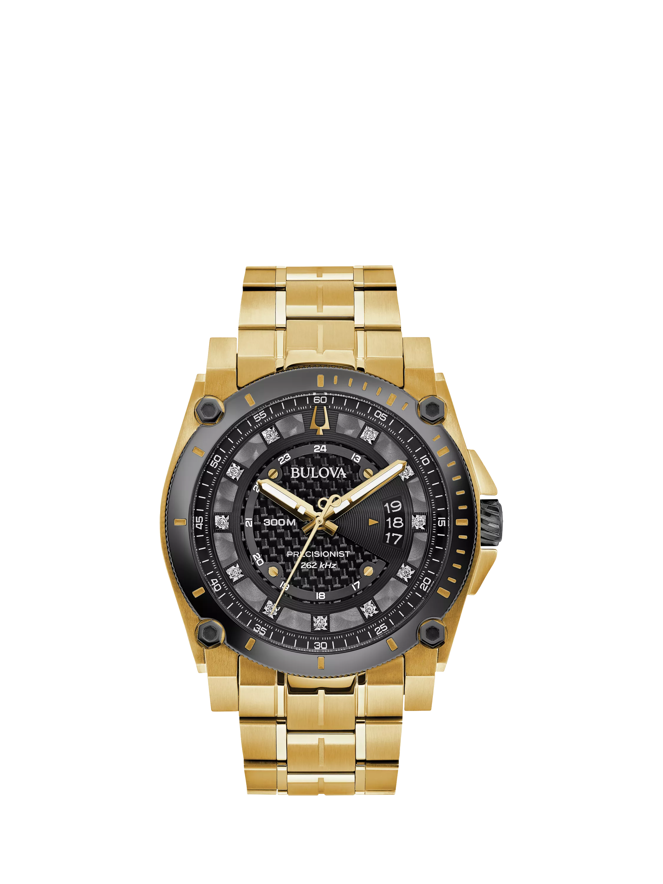 Bulova Precisionist diamond watch 46.5mm, imported from the UK