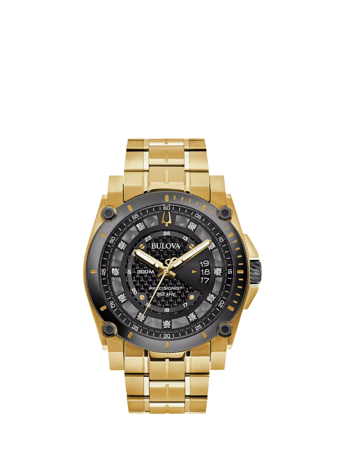 Bulova Precisionist diamond watch 46.5mm, imported from the UK
