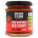 Sainsbury's Thai Red Curry Spice Paste, Inspired to Cook 180g Indian Sainsburys   