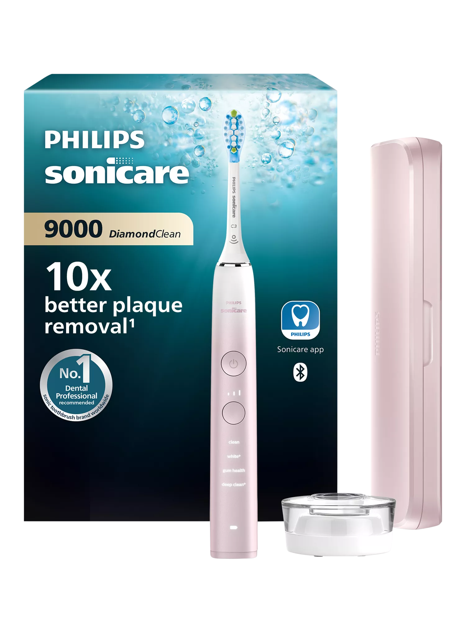 Philips Sonicare HX9911 DiamondClean 9000 Special Edition Electric Toothbrush - Pink