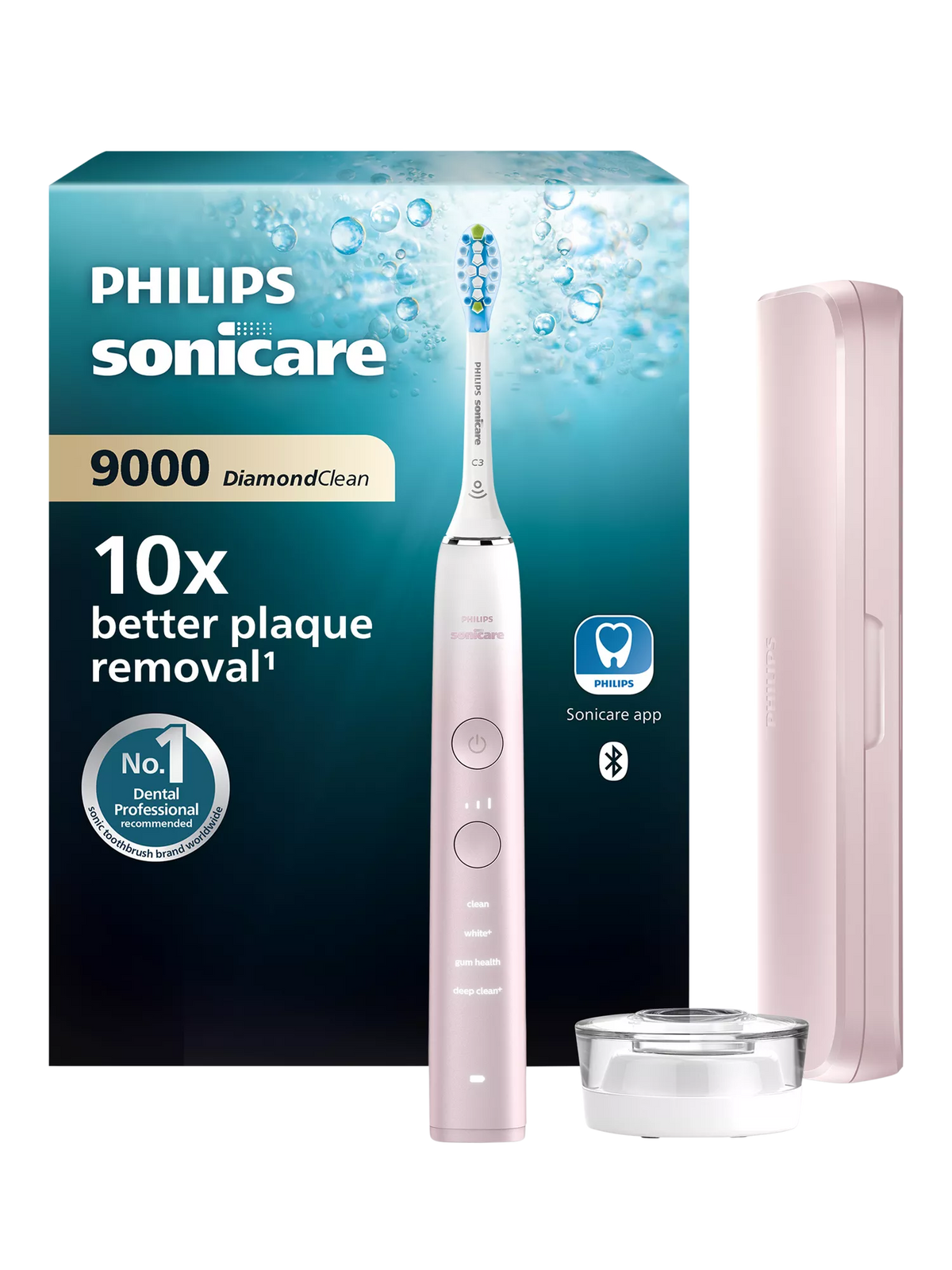 Philips Sonicare HX9911 DiamondClean 9000 Special Edition Electric Toothbrush - Pink