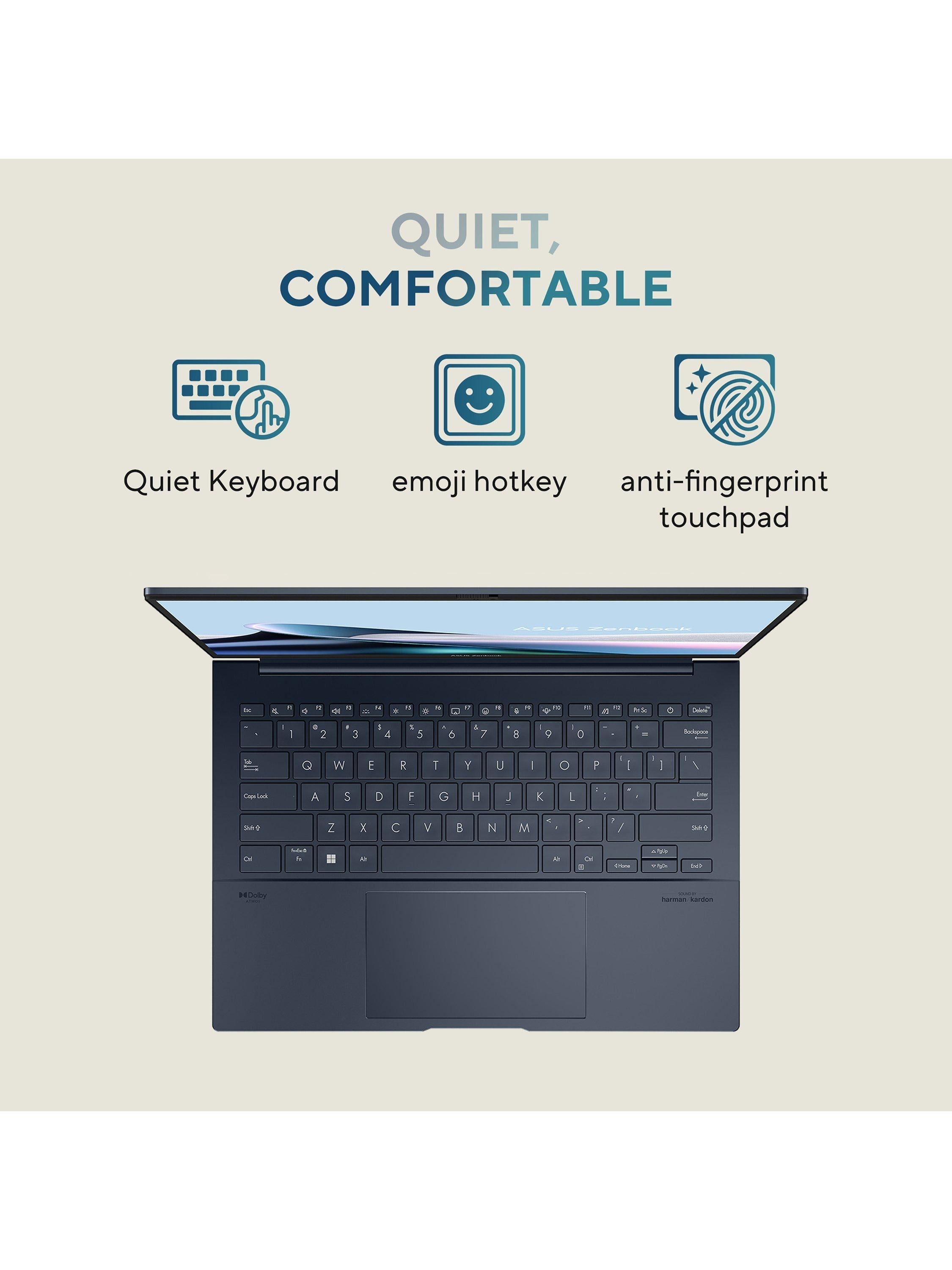 ASUS Zenbook 14 laptop Intel Core Ultra 7 (British brand)