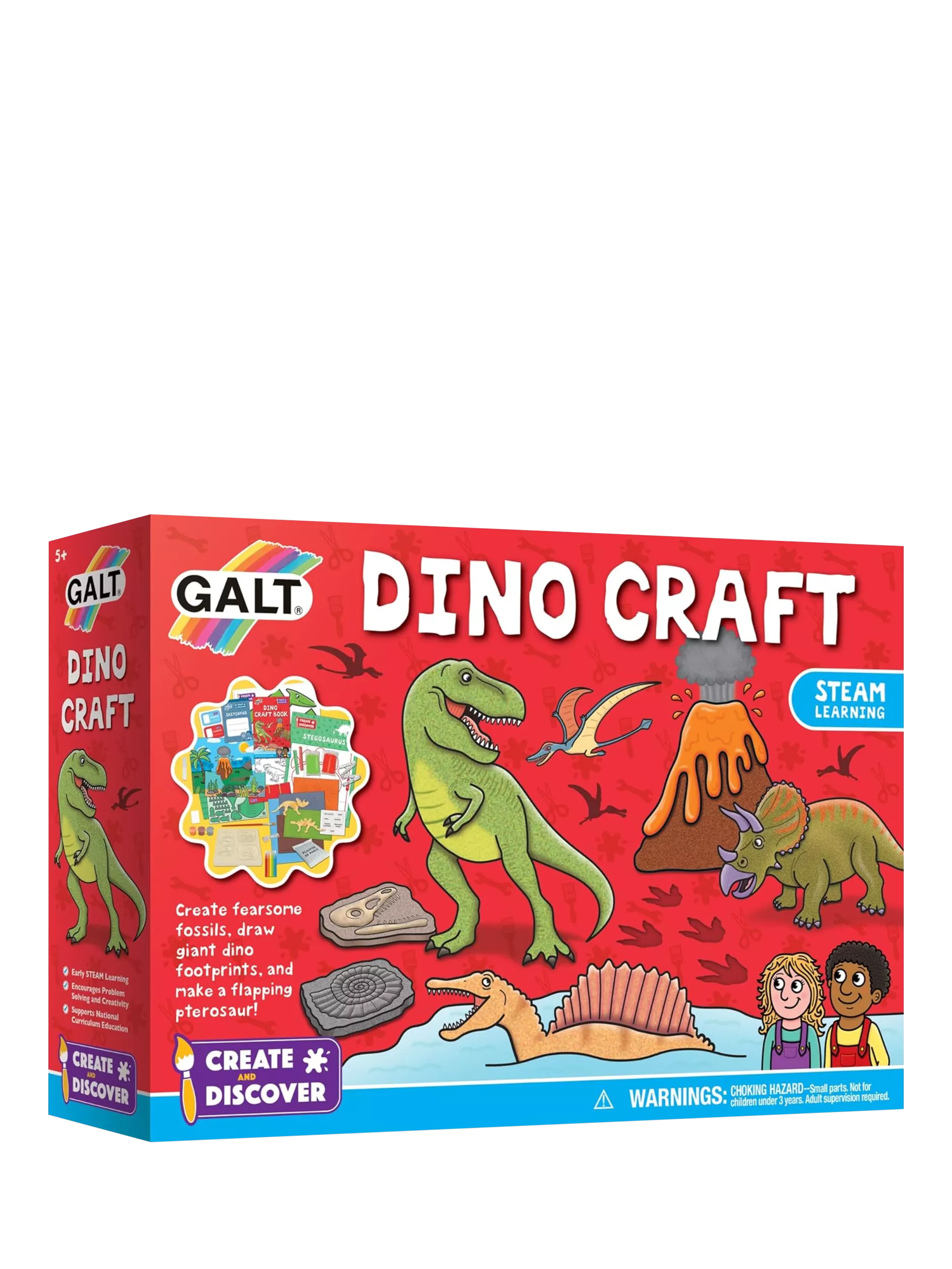 Galt Dinosaur Craft Kit activity set with materials, UK version