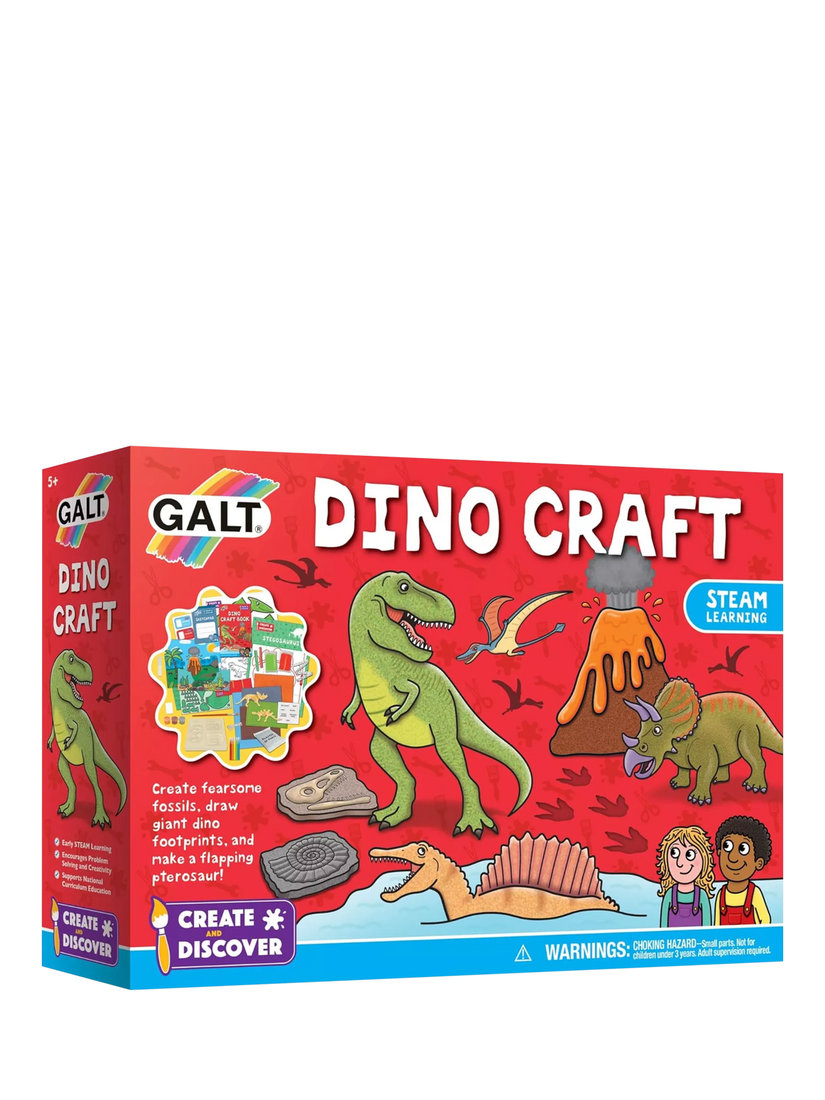 Galt Dinosaur Craft Kit activity set with materials, UK version
