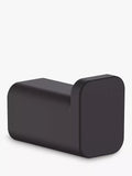 Wall-Mounted Bath Towel Hook with Metal Construction and Concealed Attachment