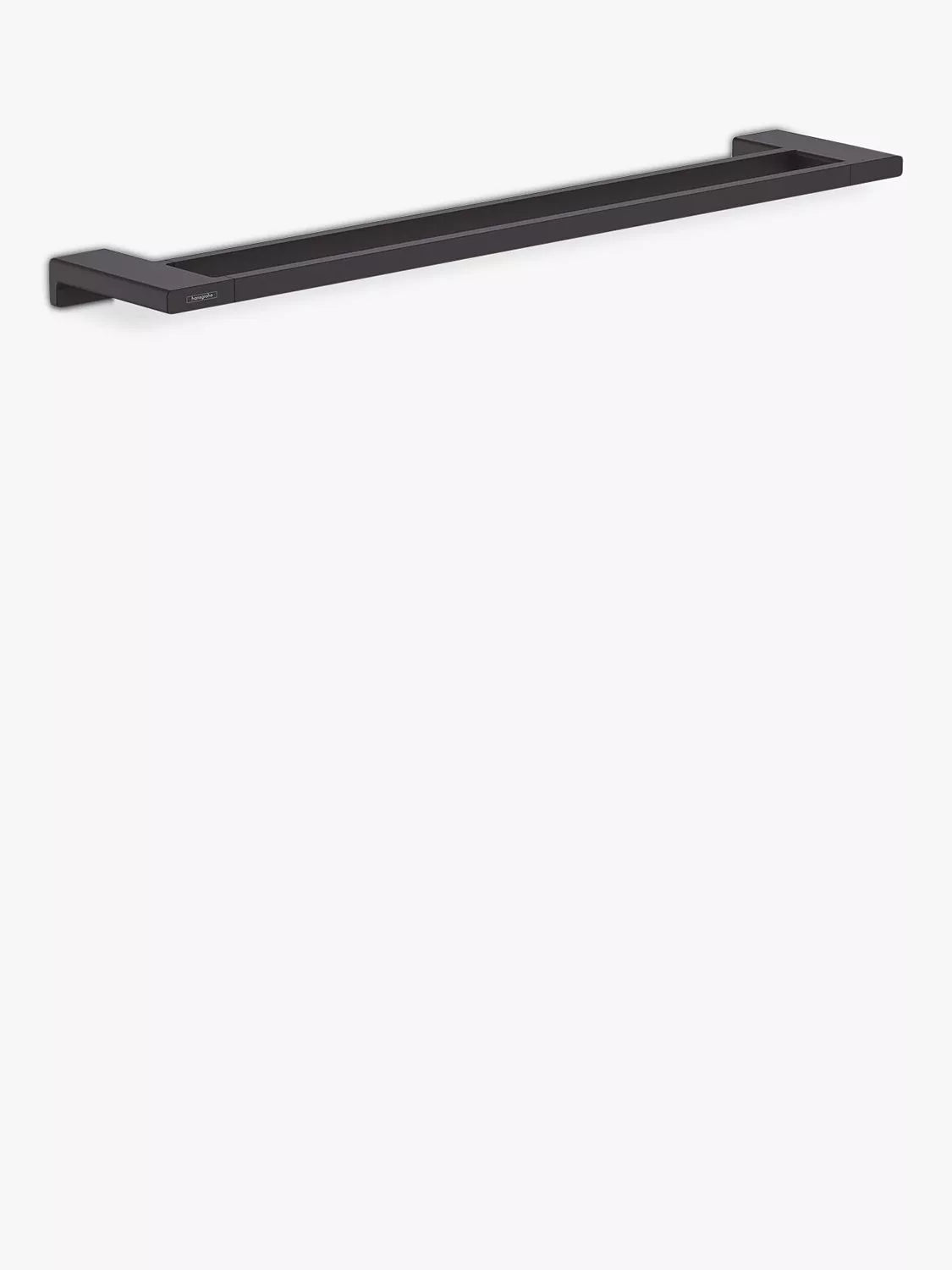 Hansgrohe AddStoris Wall-Mounted Double Towel Rail, Matt Black