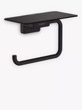 Hansgrohe AddStoris toilet roll holder with shelf matte finish - British product