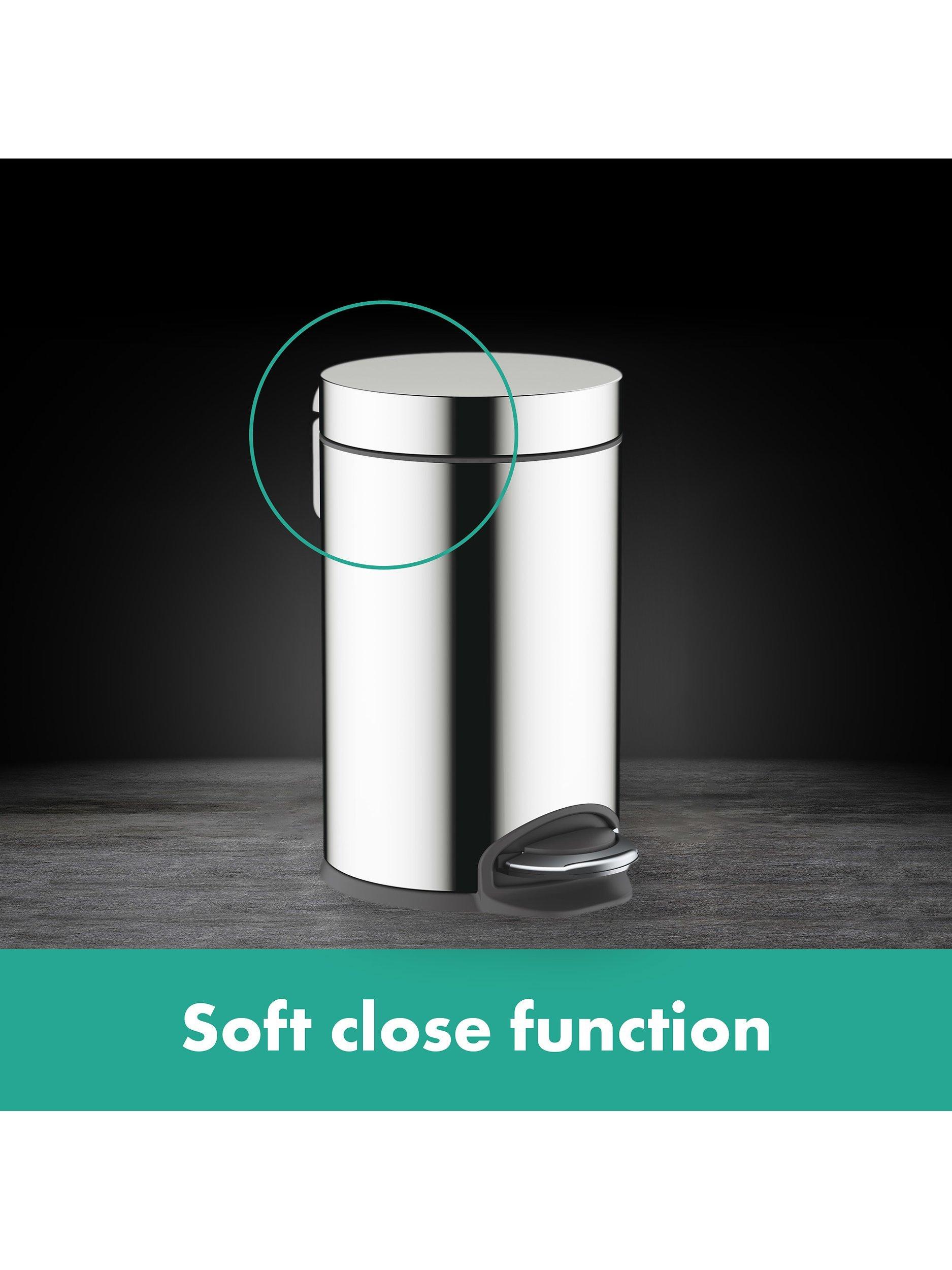 Hansgrohe bathroom pedal bin 3L, UK version