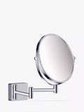 Wall-Mounted Magnifying Shaving Mirror with Swivel Function and Triple Magnification