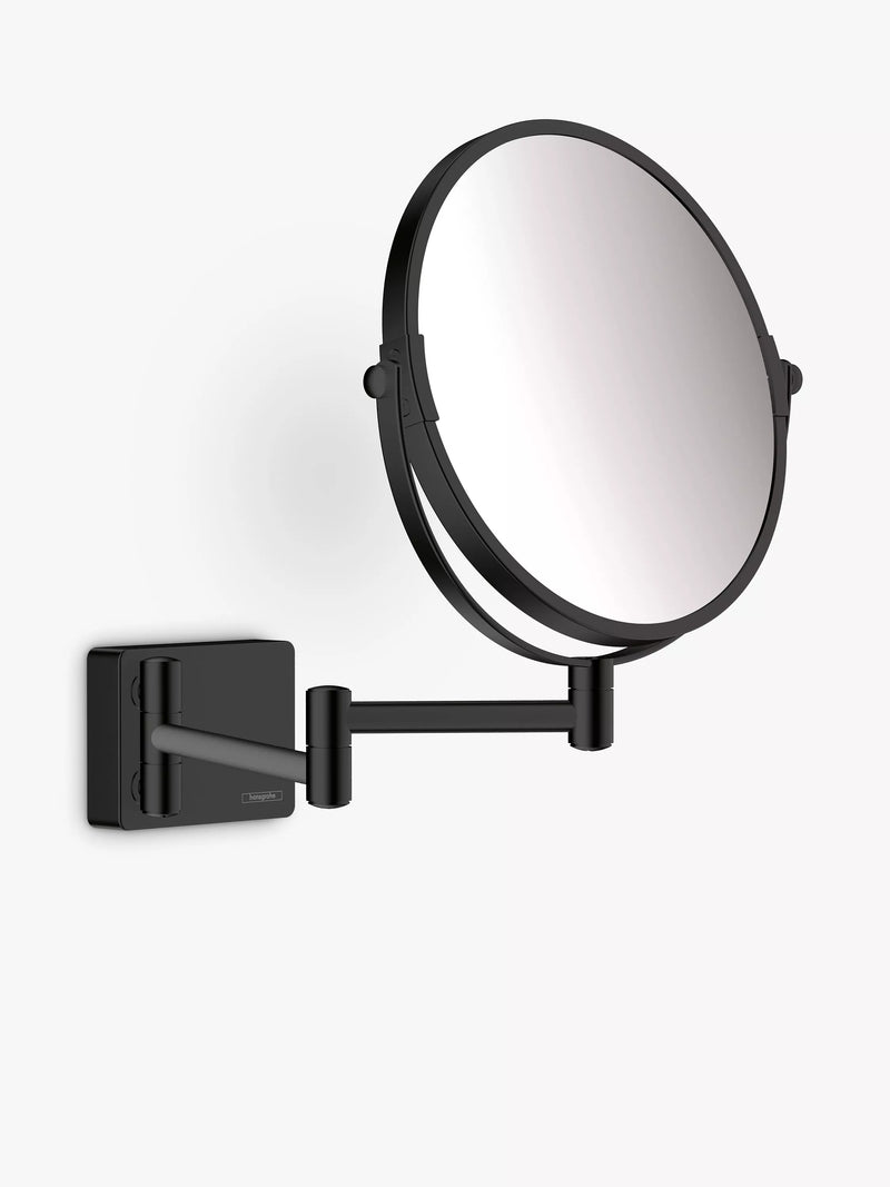Wall-Mounted Magnifying Shaving Mirror with Swivel Function and Triple Magnification
