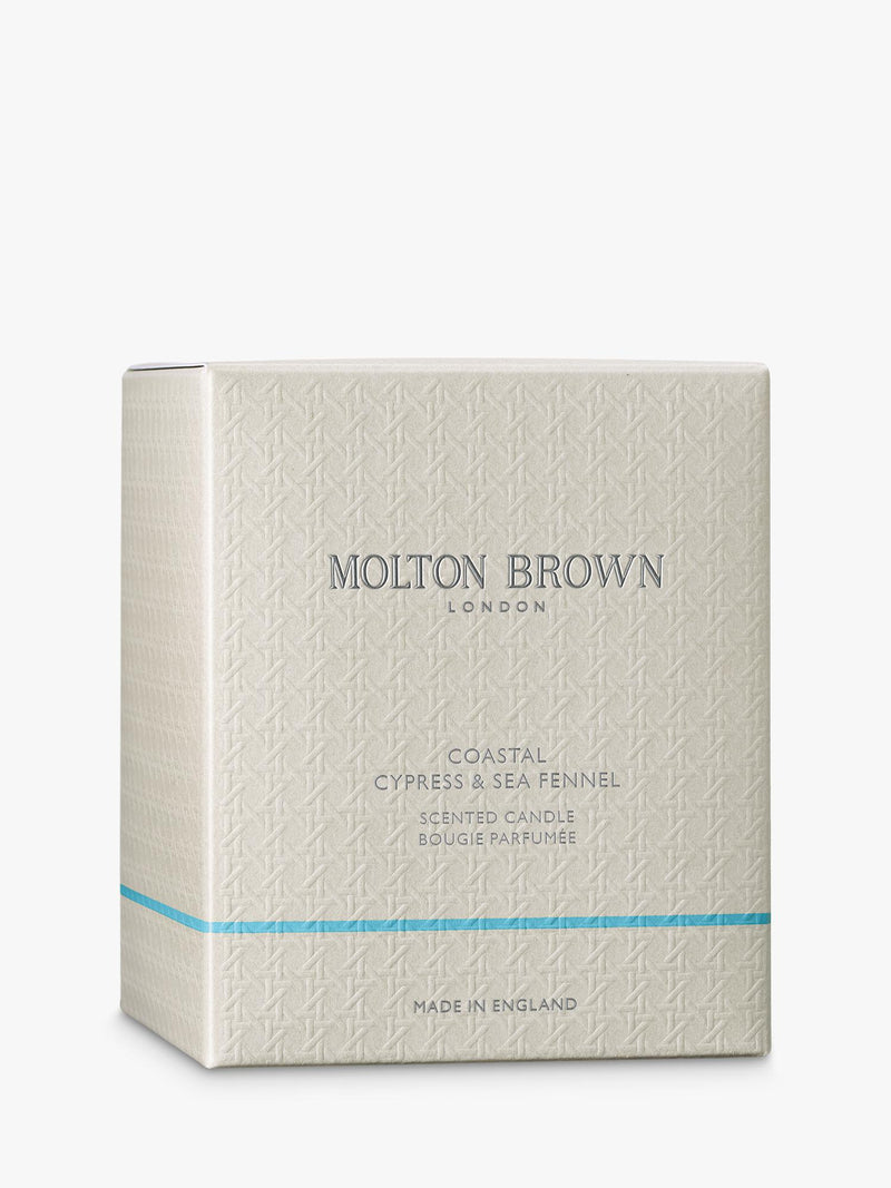 Molton Brown Coastal Cypress and Sea Fennel scented candle 190g - British product