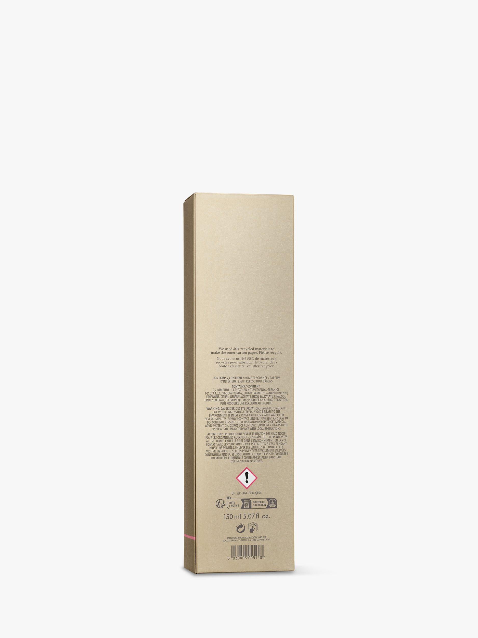 Molton Brown aroma reeds refill rhubarb and rose 150ml - British product