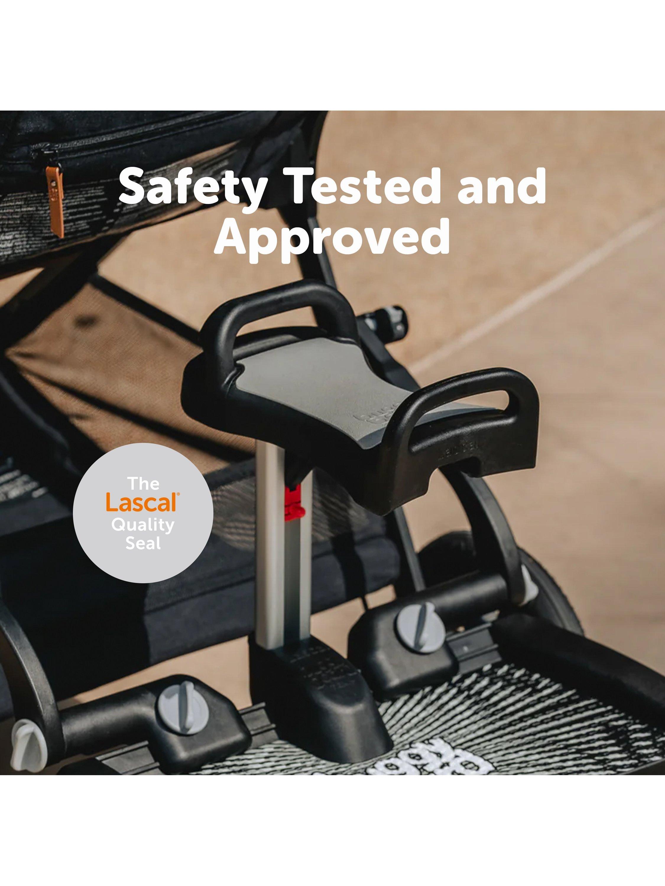 Lascal BuggyBoard Saddle in grey, UK version