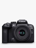 Canon EOS R10 mirrorless camera with 18-45mm lens (British brand)