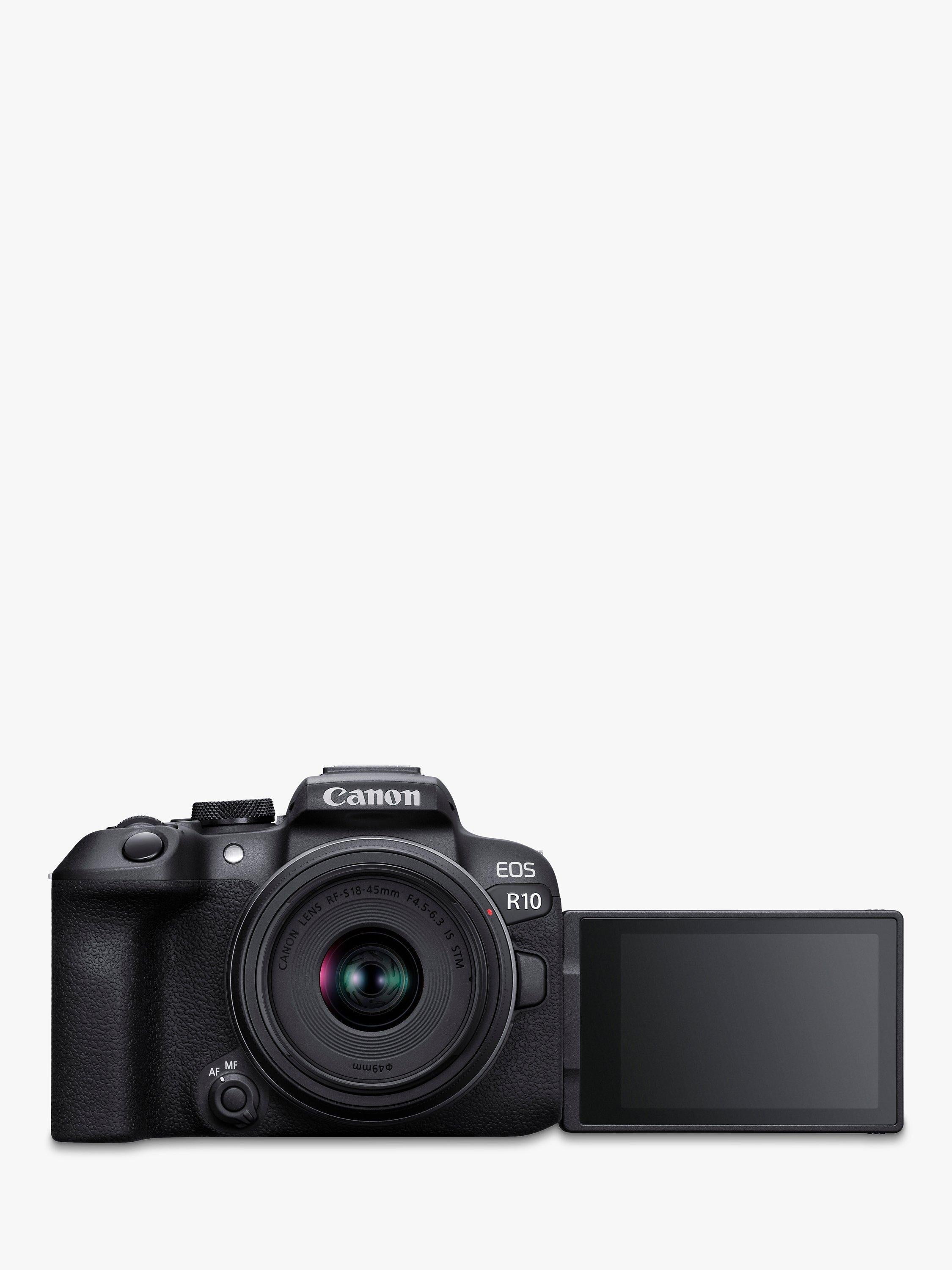 Canon EOS R10 mirrorless camera with 18-45mm lens (British brand)