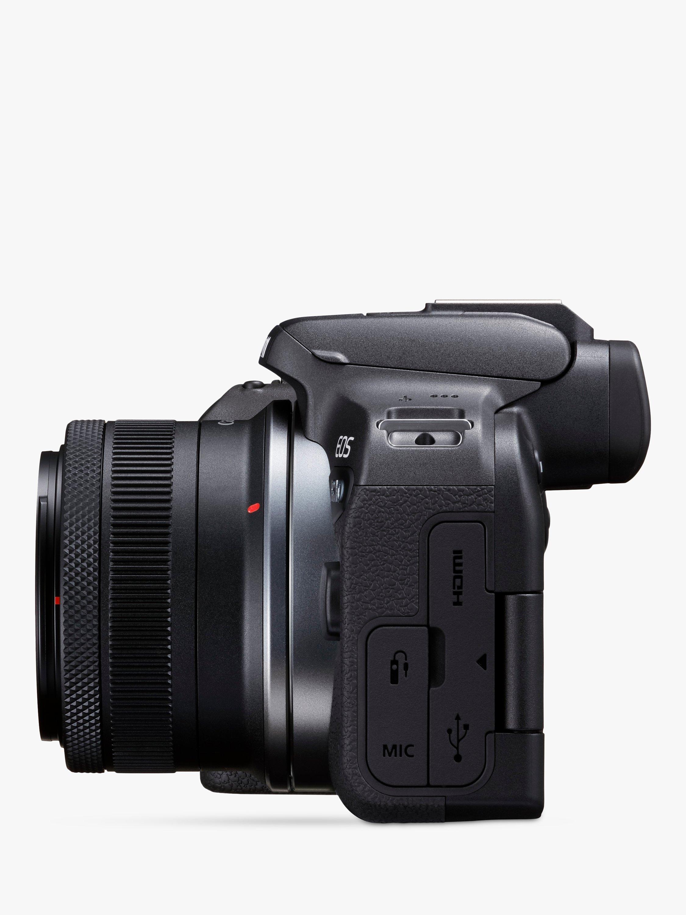 Canon EOS R10 mirrorless camera with 18-45mm lens (British brand)