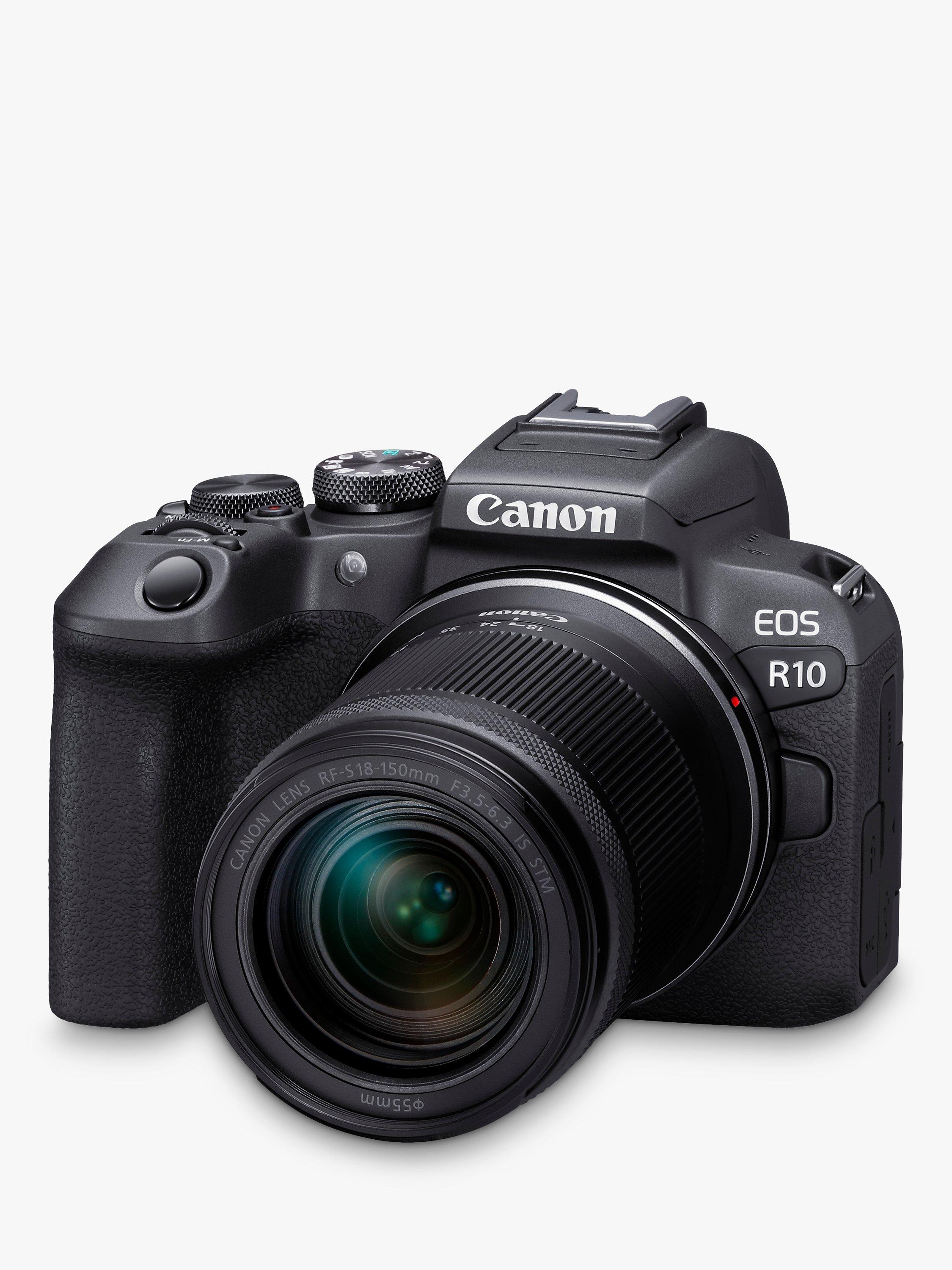 Canon EOS R10 mirrorless camera with RF-S 18-150mm lens, imported from the UK