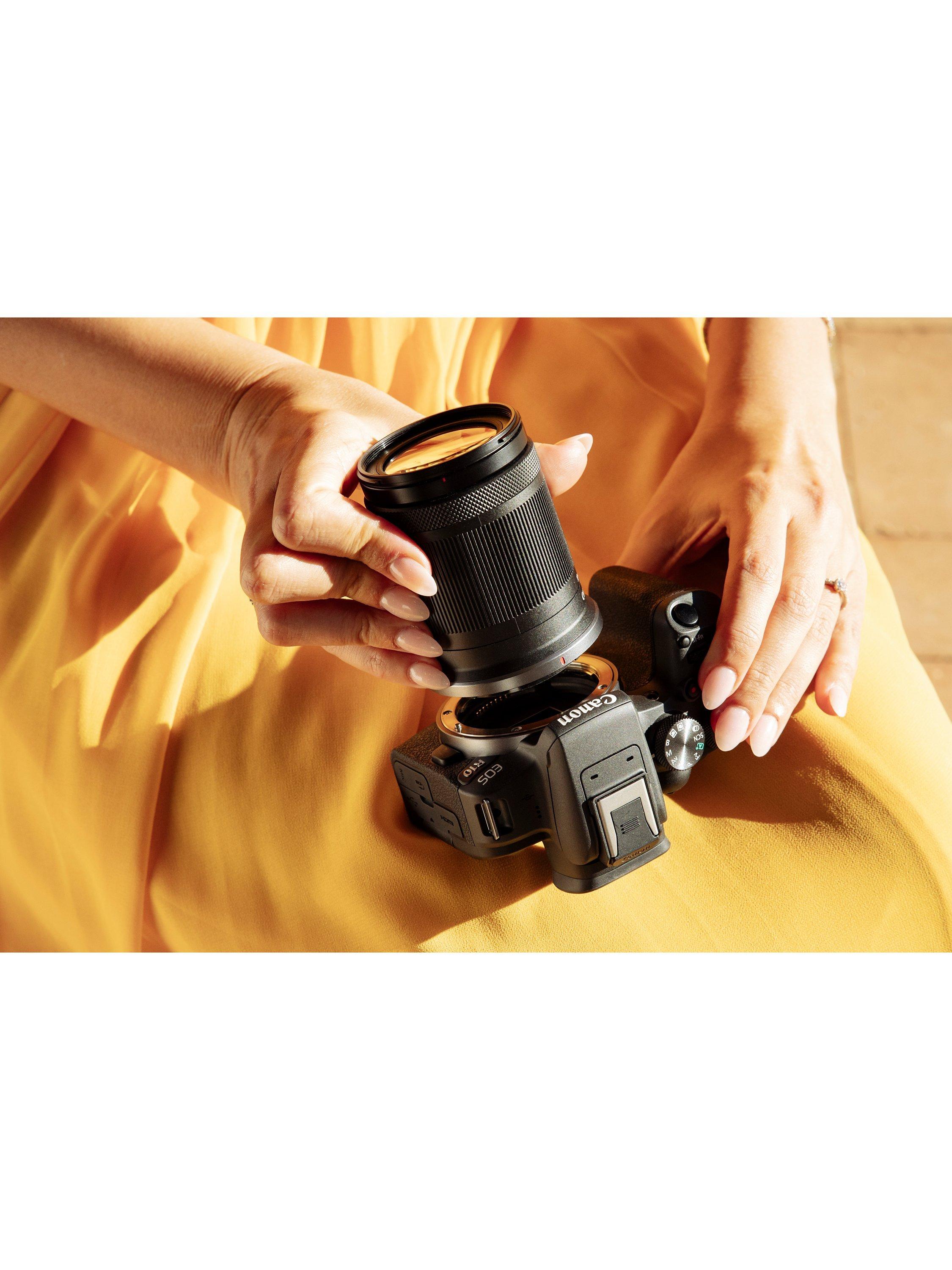 Canon EOS R10 mirrorless camera with RF-S 18-150mm lens, imported from the UK