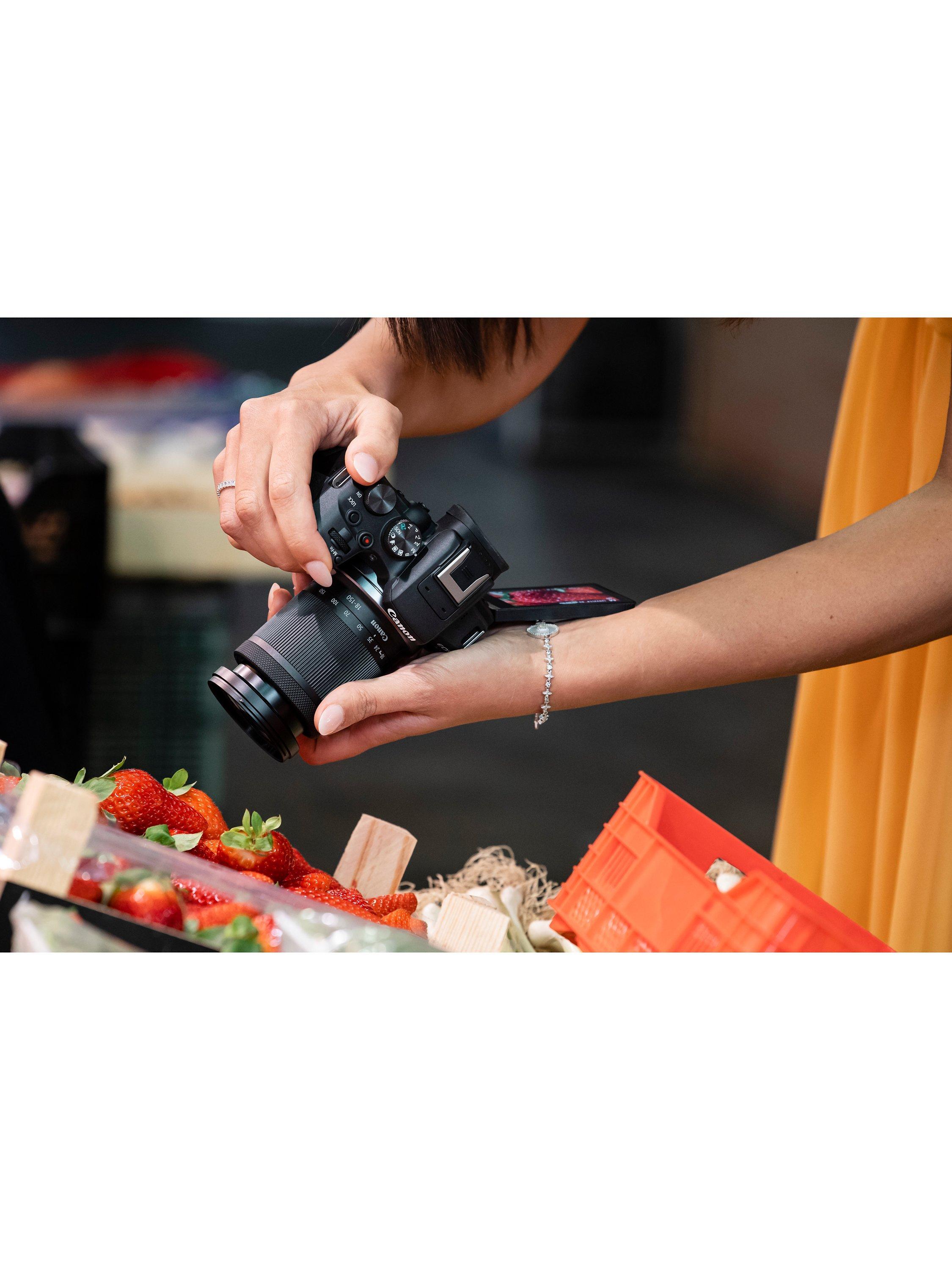 Canon EOS R10 mirrorless camera with RF-S 18-150mm lens, imported from the UK