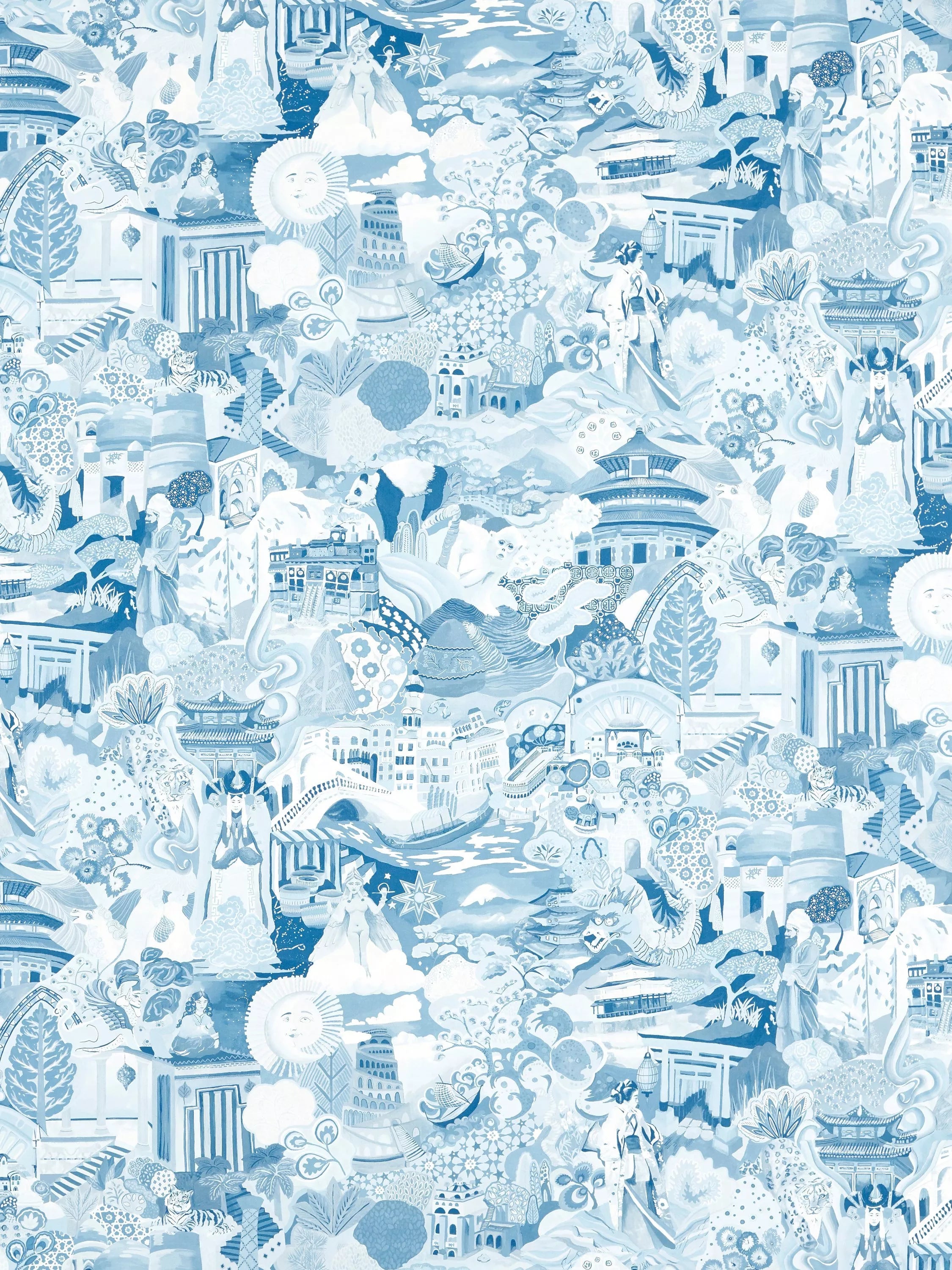 Harlequin Journey of Discovery satin furnishing fabric (British brand)