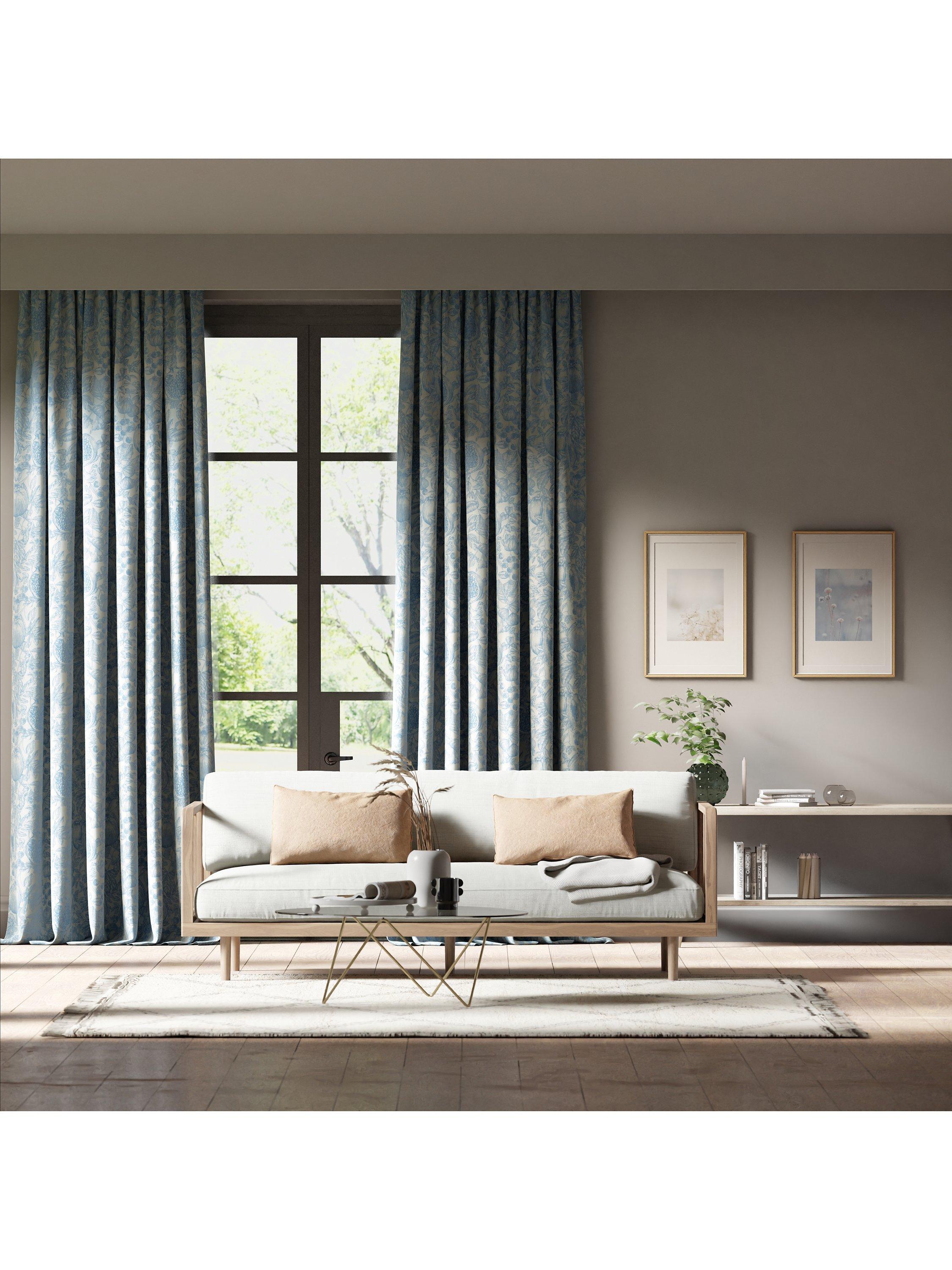 Harlequin Melograno cotton linen furnishing fabric, imported from the UK