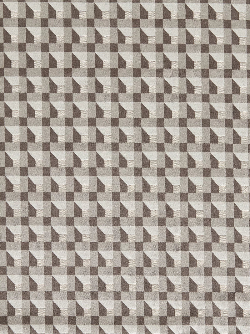Harlequin Blocks Furnishing Fabric velvet geometric pattern W141cm (British brand)