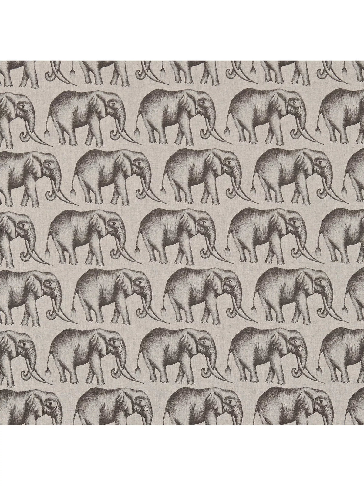 Harlequin Savanna Elephant fabric in grey, furnishing fabric (British brand)