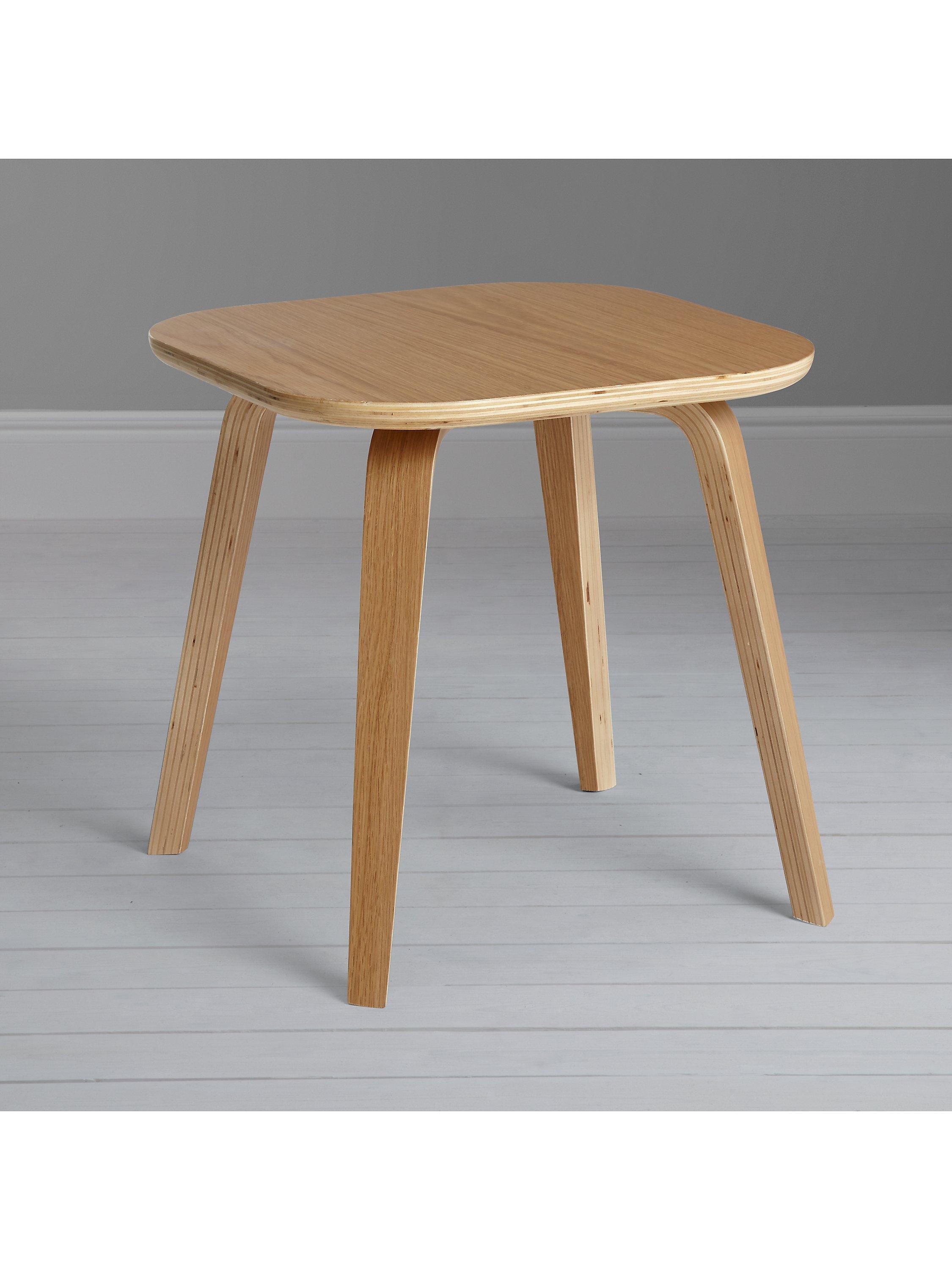 John Lewis Anton side table oak finish 45cm (British brand)