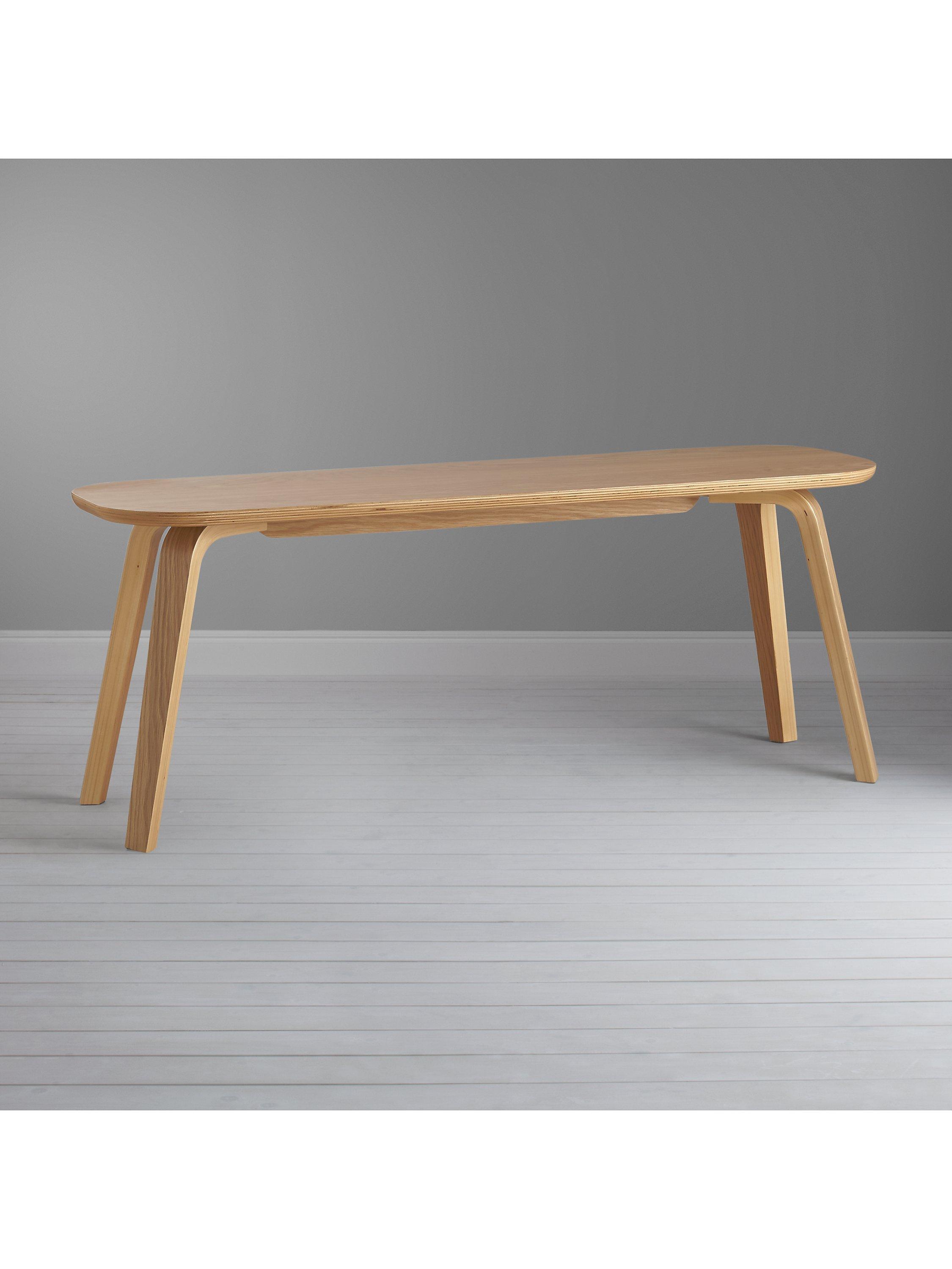 John Lewis Anton Bench oak veneer wooden bench (British brand)