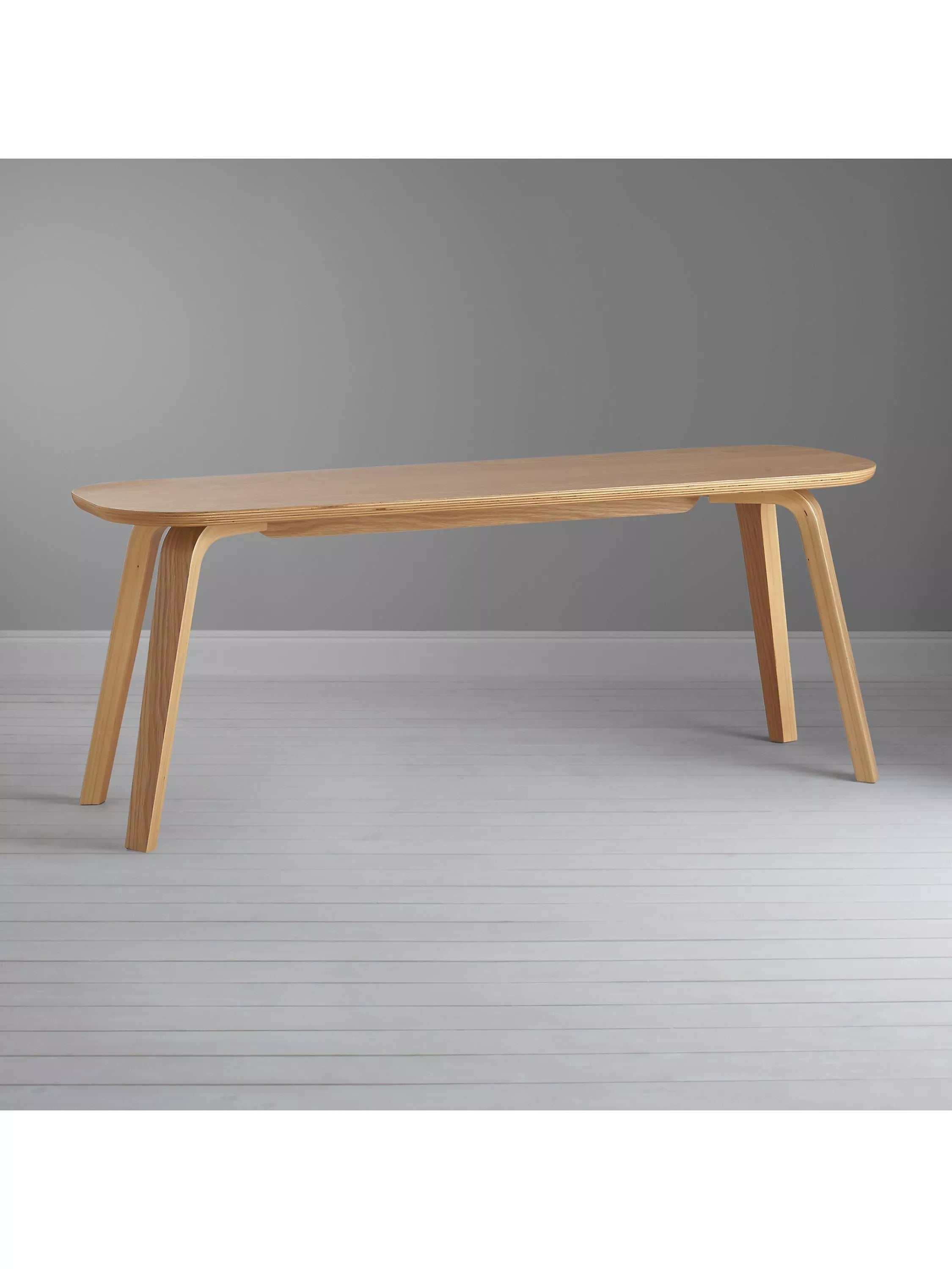 John Lewis Anton Bench oak veneer wooden bench (British brand)