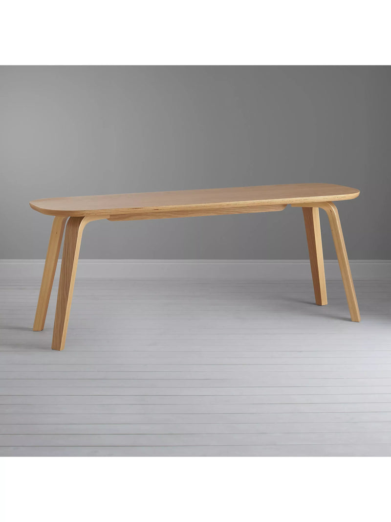 John Lewis Anton Bench oak veneer wooden bench (British brand)