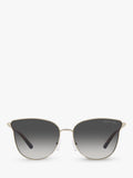 Michael Kors round sunglasses gold grey gradient - British product