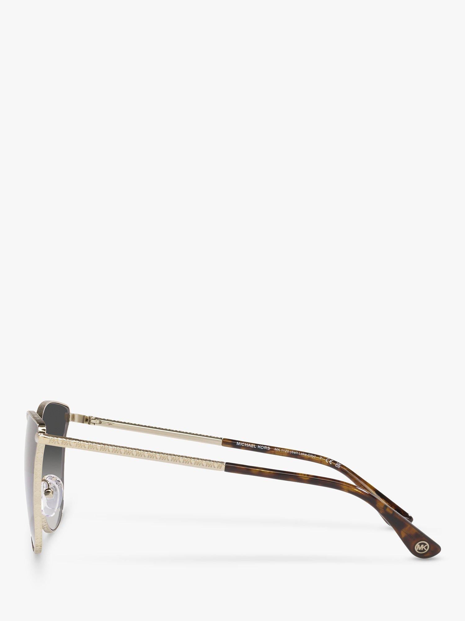 Michael Kors round sunglasses gold grey gradient - British product