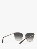 Michael Kors round sunglasses gold grey gradient - British product