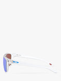Oakley Sylas rectangular sunglasses clear frame mirrored blue (British brand)