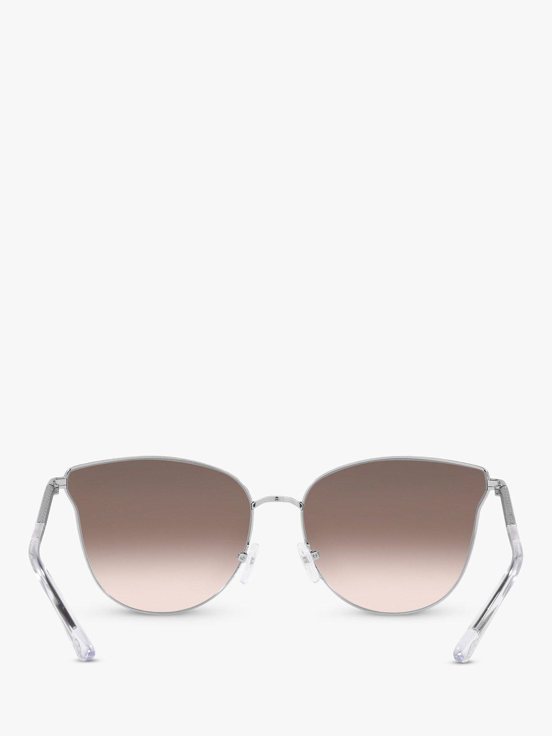 Michael Kors round sunglasses silver beige gradient UK version