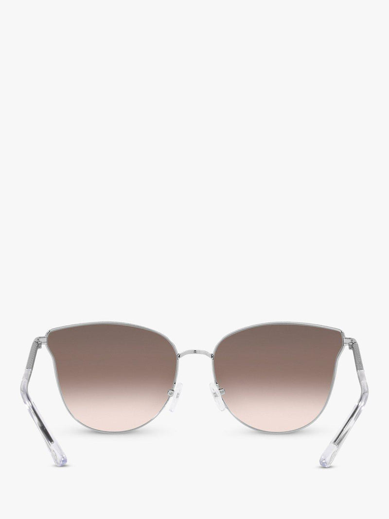 Michael Kors round sunglasses silver beige gradient UK version