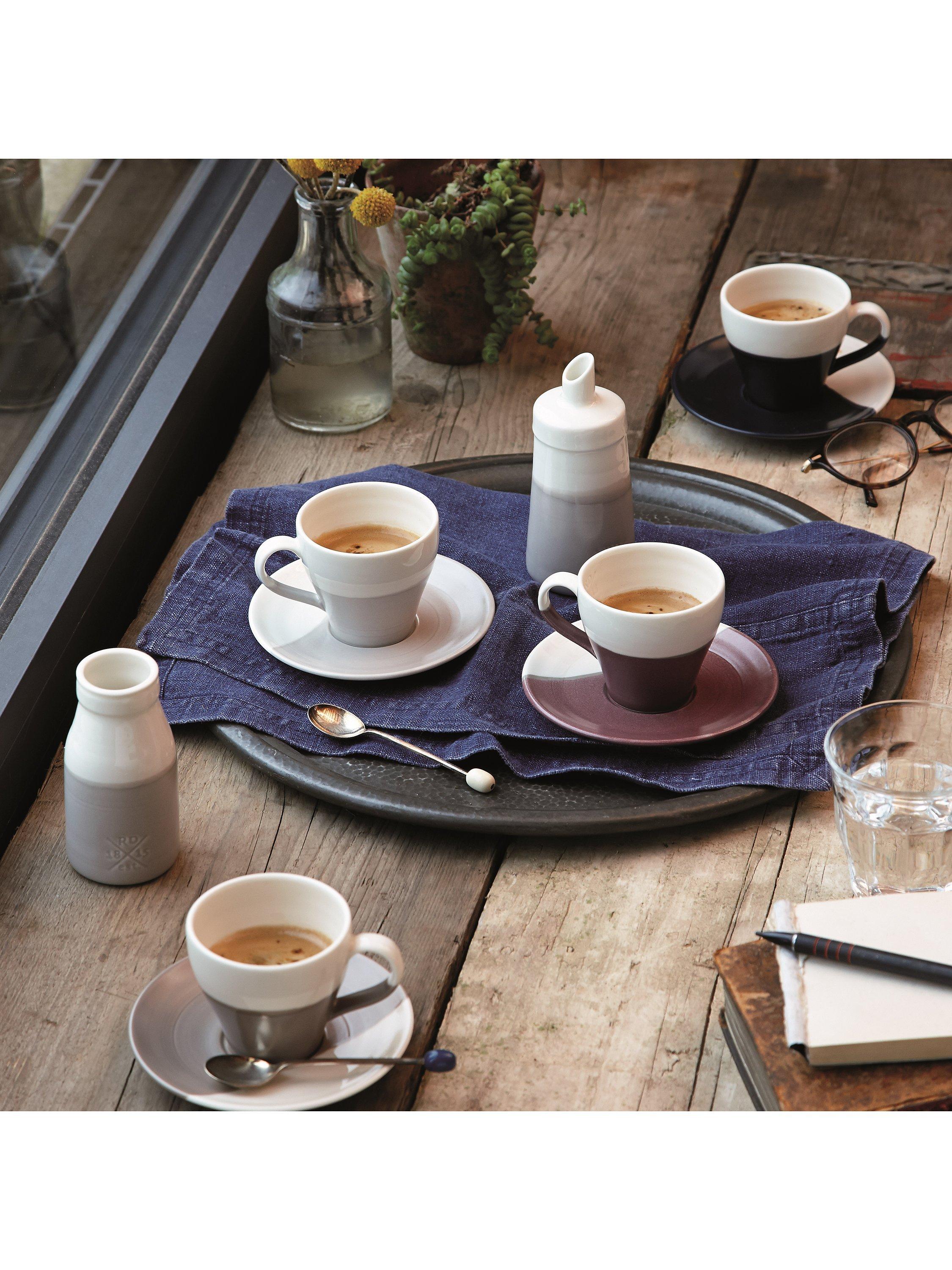 Royal Doulton espresso cup set, 110ml, assorted, imported from the UK